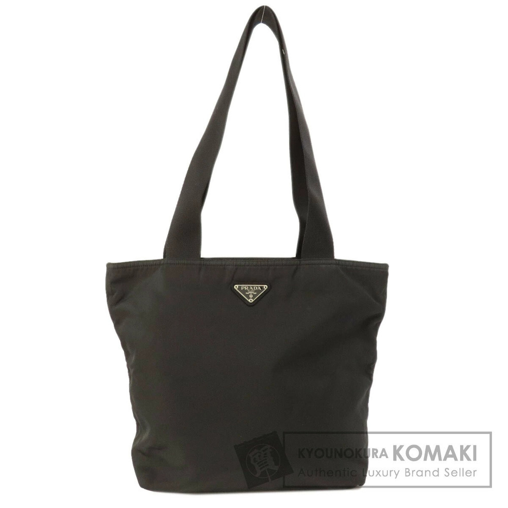 Prada logo tote bag Black